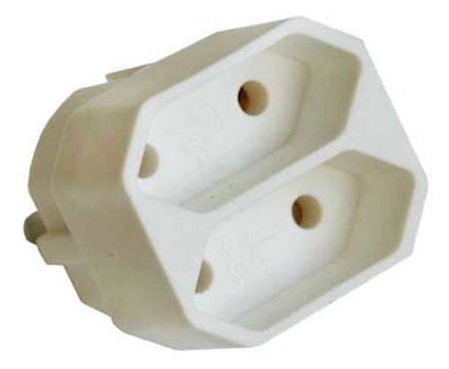 BIPLITE 2 x 6A - MALE 10/16A
