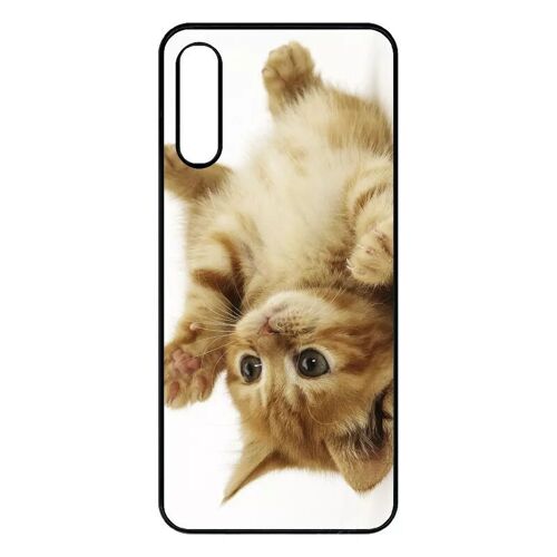 Coque Pour Galaxy A50 - Petit Chaton Mignon - Noir