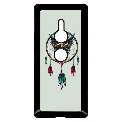 Coque Pour Xperia Xz2 - Dreamcatcher Hibou Tribal - Noir
