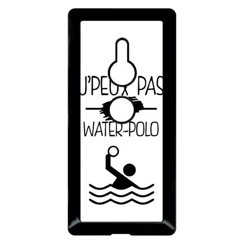 Coque Pour Xperia Xz2 - J Peux Pas J Ai Water Polo 1 - Noir