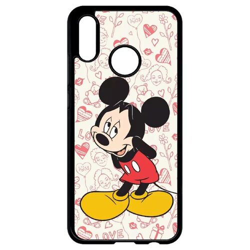 Coque Pour Huawei P20 Lite - Disney Mickey Love - Noir