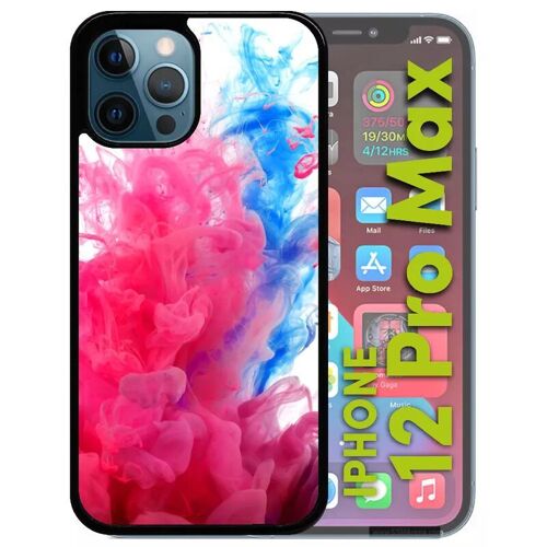Coque Pour Iphone 12 Pro Max - Peinture - Noir
