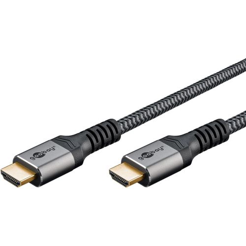 Goobay 65261 Câble Hdmi 2 M Hdmi Type A (standard) Gris