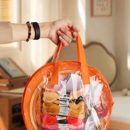 Kit De Broderie Générique Pour Débutants, Kit De Broderie À La Main - Kit De Broderie Complet Pour Débutants - Kit De Broderie Avec Sac De Rangement Pour Les Amateurs D'artisanat, Pour Chambre Et Balcon