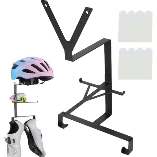 Range-chaussures, étagère à chaussures, étagère à colis horizontale pour garage, motos tout-terrain horizontales, porte-lunettes et chapeau pour vêtements d'équitation avec capacité de charge maximale de 1,98 lb
