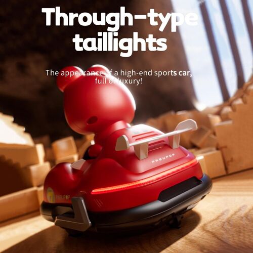 Voiture télécommandée pour enfants, scooter télécommandé, scooter de vitesse RC rechargeable avec musique et lumière, scooter de voiture RC à éjecter