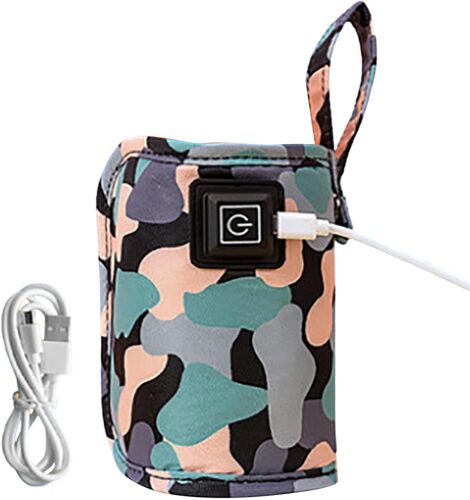 Chauffe-Biberon Portable Usb | Thermostat Chauffe-Biberon, Chauffe-Biberon Rapide, Maintien De La Chaleur Pour Tous Les Biberons, Sortie En Famille