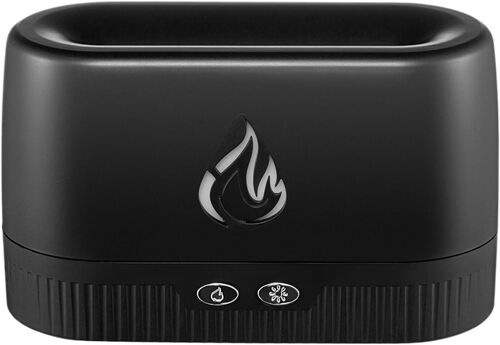 Diffuseur de parfum à flamme, humidificateur à flamme, diffuseur de parfum 7 couleurs, humidificateur décoratif silencieux à flamme, machine à parfum pour la maison, le yoga, l'hôtel, la voiture