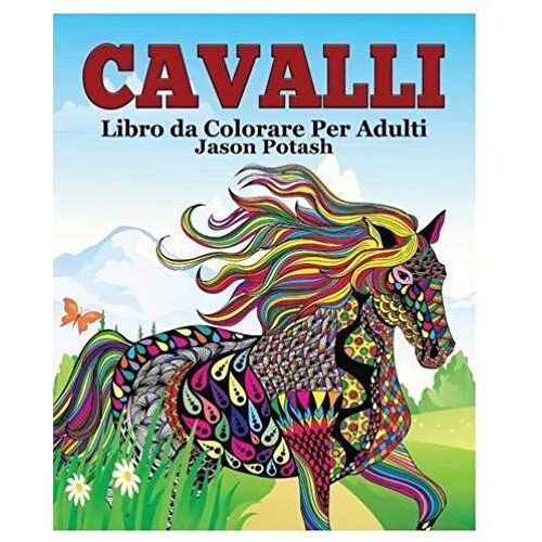 Cavalli Libro Da Colorare Per Adulti