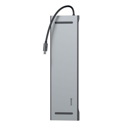 Baseus CATSXG0G station d'accueil USB 3.2 Gen 1 (3.1 Gen 1) Type-C Argent