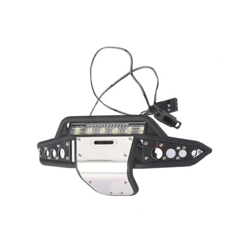 Pare-chocs avant avec lumière LED pour TRX4M 1/18 RC Crawler Car Upgrade Pièces Accessoires