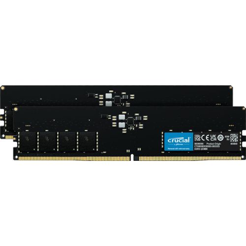 Crucial CT2K16G56C46U5 module de mémoire 32 Go 2 x 16 Go DDR5 ECC