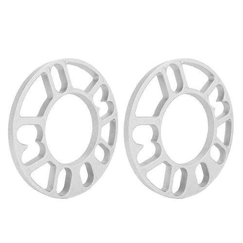 2pcs 10mm En Alliage D'aluminium Roue Entretoises Cales Ajustement Universel Pour 4/5 Goujon Roue