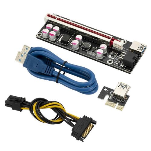6PCIEX1 vers X16 Carte graphique Carte de montage PCI-E PCI pour Express