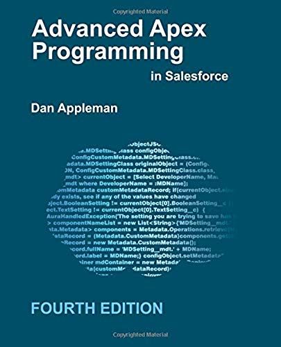 Advanced Apex Programming In Salesforce