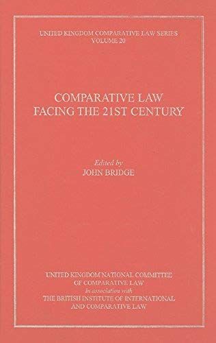 Comparative Law Facing The 21st Century