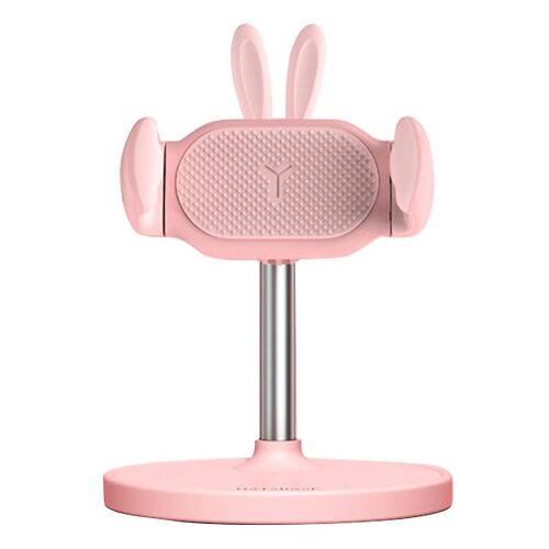 Télescopique Lapin Support De Téléphone Portable Cartoon Bunny Desktop Support Réglable