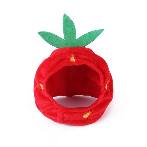 Chien Mignon Pour Chat Costume Drôle Cosplay Fraise Habiller Jusqu¿À L'accessoire Pour Animaux De Compagnie