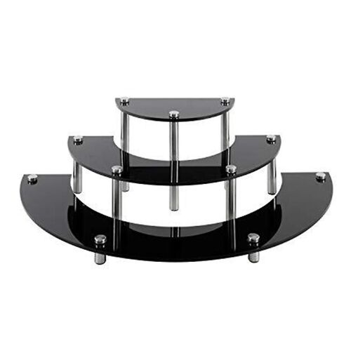 3 Couches D'affichage En Acrylique Clair Riser Holder Rack Dessert Cupcakes Cosmétique Stand