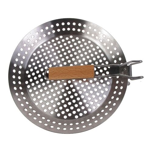 Plateau de barbecue trou polyvalent Plateau de grill circulaire Plateau de grill Grille de séchage Grille