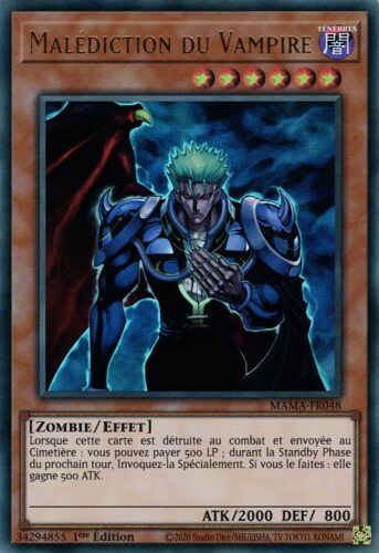 Malédiction Du Vampire - Mama-Fr048 - Yu-Gi-Oh ! Ultra Rare