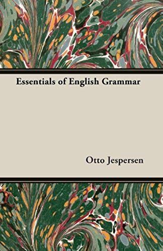 Essentials Of English Grammar