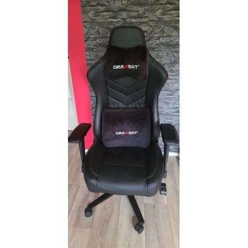 Siège Gaming En Similicuir Microperforé Avec Dossier Inclinable À 160° Et Accoudoirs 4d (Jusqu'à 150 Kg)