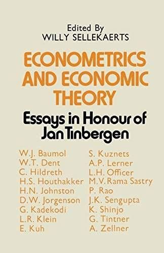 Econometrics And Economic Theory