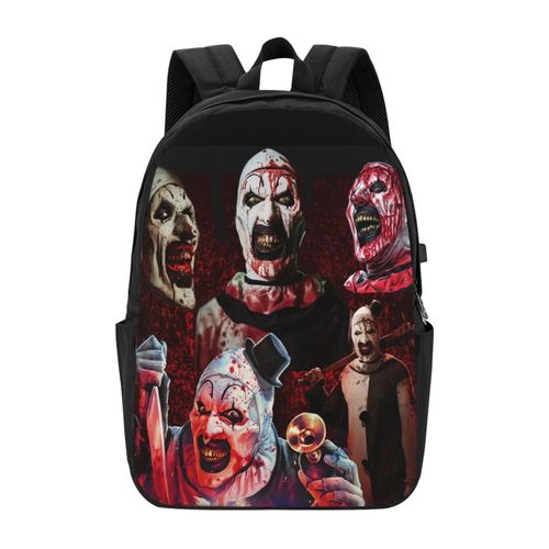 Sac à dos Terrifier pour hommes, femmes et adolescents, sac à dos décontracté et résistant à l'eau - CASE852