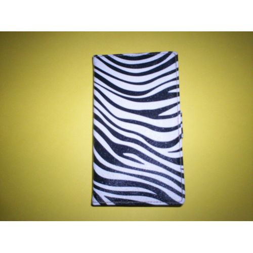 Étui À Rabat Nokia Lumia Xl Zébré Noir Et Blanc