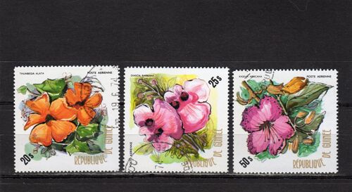 Timbres De Poste Aérienne De La République De Guinée (Fleurs De Guinée)
