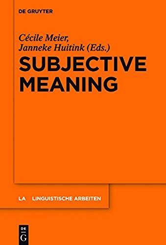 Subjective Meaning