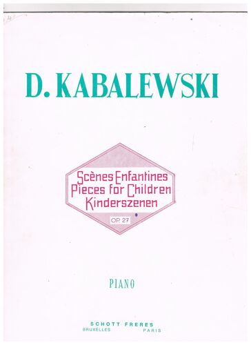 D. Kabalewski Scènes Enfantines