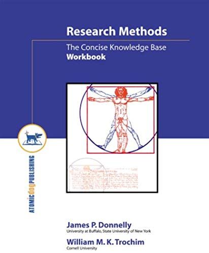 Research Methods: The Concise Knowledge Base Workbook