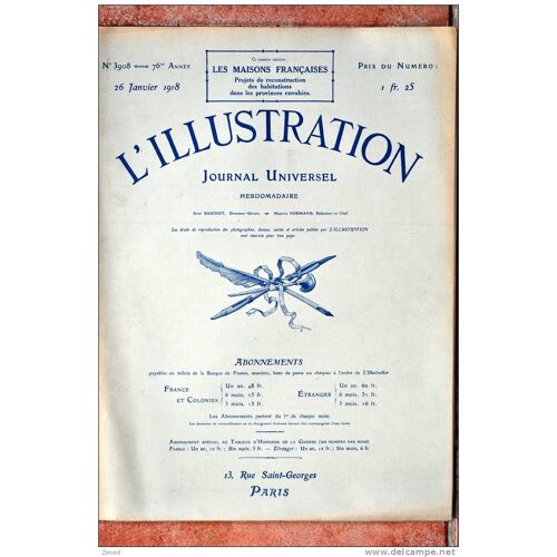 L´Illustration N° 3908 - 26 Janv. 1918 - L´Entrée Des Alliés À Jérusalem, Le 11 Décembre 1917 ... 3908
