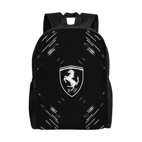 Sac à dos Ferrari pour adolescent, cartable en toile, sac à dos pour ordinateur portable, unisexe - HXN1966