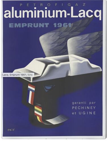 Affiche Lacq 1961