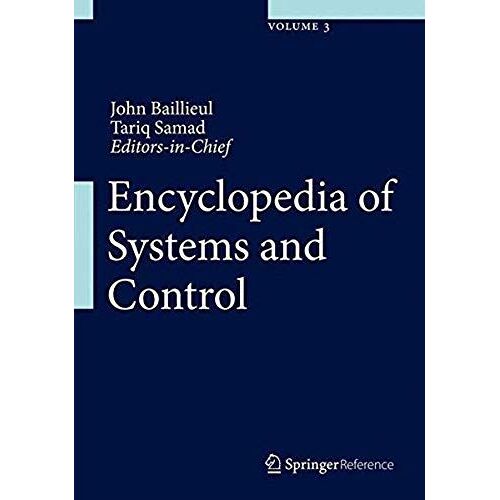 Encyclopedia Of Systems And Control