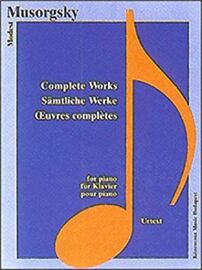 Musorgsky Complete Works Oeuvres Completes For Pour Piano