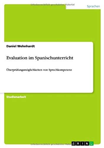 Evaluation Im Spanischunterricht