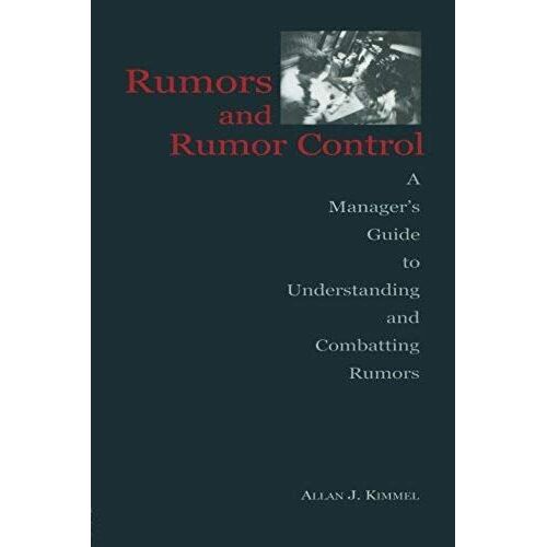 Rumors And Rumor Control
