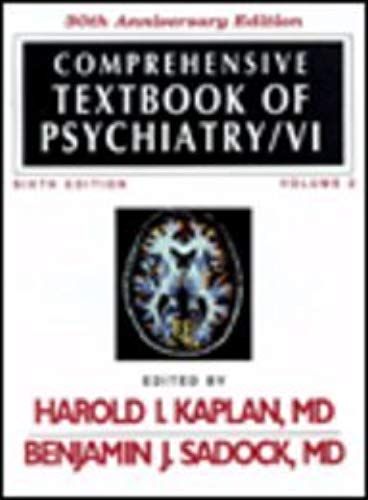 Comprehensive Textbook Of Psychiatry/Vi/30th Anniversary