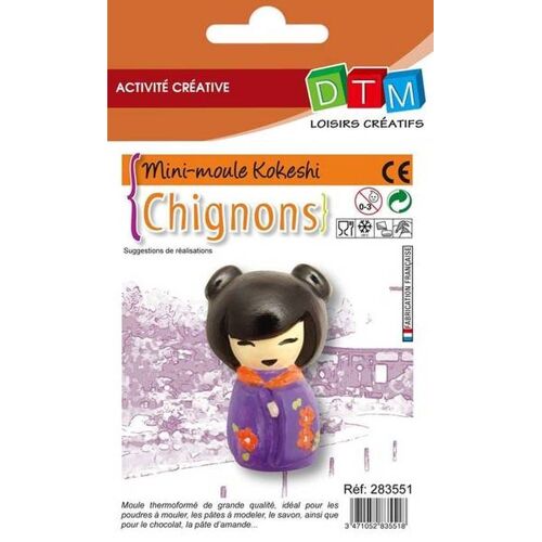 Moule Thermoformé Kokeshi Chignon