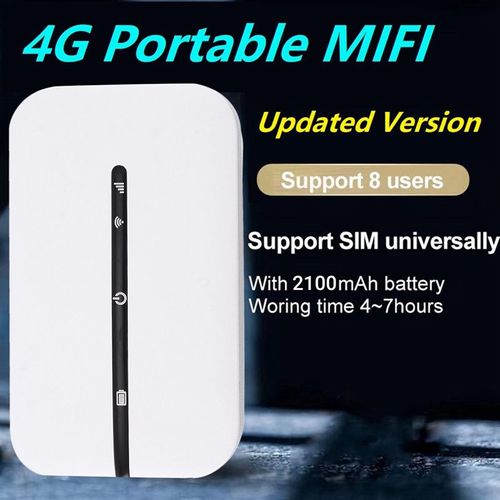 Modem WiFi sans fil avec emplacement pour carte SIM, point d'accès mobile pour voiture, routeur Wi-Fi ATA Fi, 4G, 150Mbps