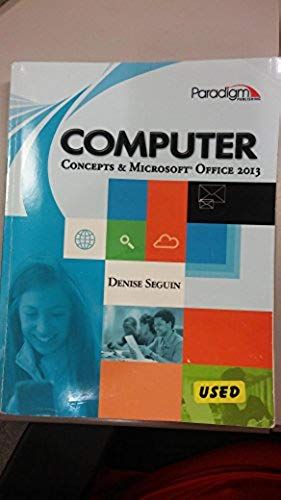Computer Concepts & Microsoft¿ Office 2013