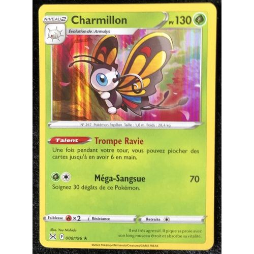 Charmillon Holo - Origine Perdue - 008/196