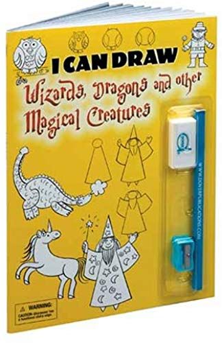 I Can Draw Wizards, Dragons And Other Magical Creatures [With Pencilwith Eraserwith Sharpener]