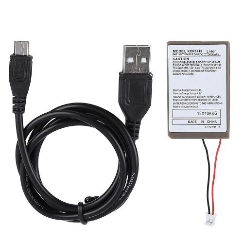 Batterie Rechargeable Avec Câble Usb Pour Manette De Jeu Ps4 - 2000ma