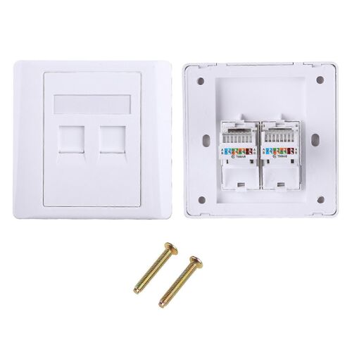 86 Type Ordinateur Socket Panel CAT5E Module Réseau RJ45 Câble Interface Prise
