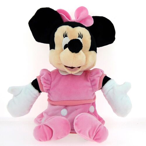Doudou Marionnette Minnie Rose Disney Junior Peluche Jouet Enfant Bebe Nicotoy Simba Toys Benelux Soft Toy Hand Puppet Mouse